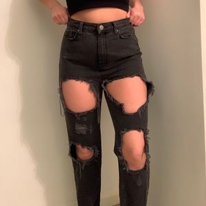 Urban BDG black ripped jeans